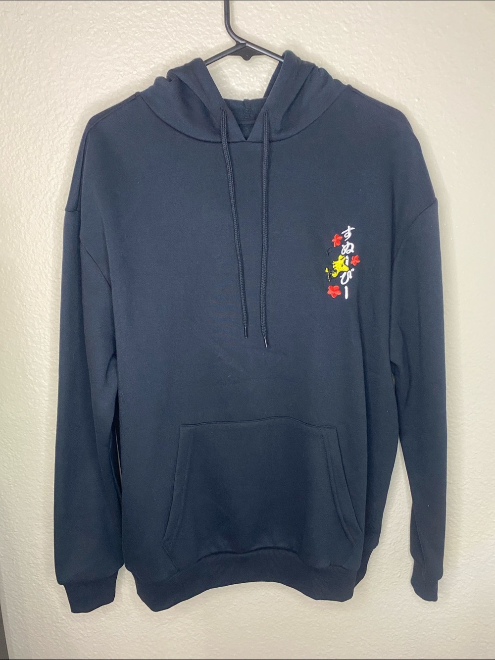 Snoopy Pullover Hoodie Black